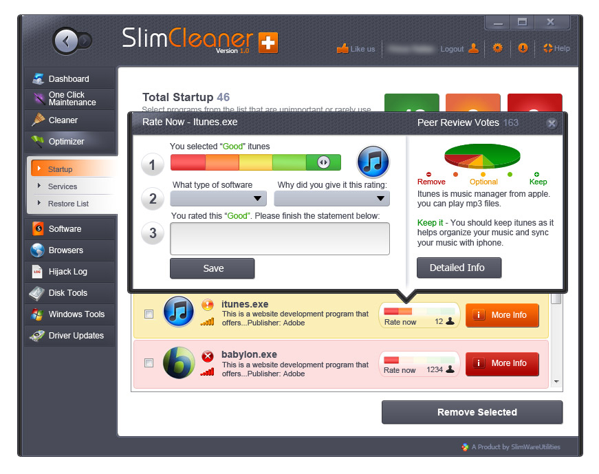 UX & UI - Community Ratings