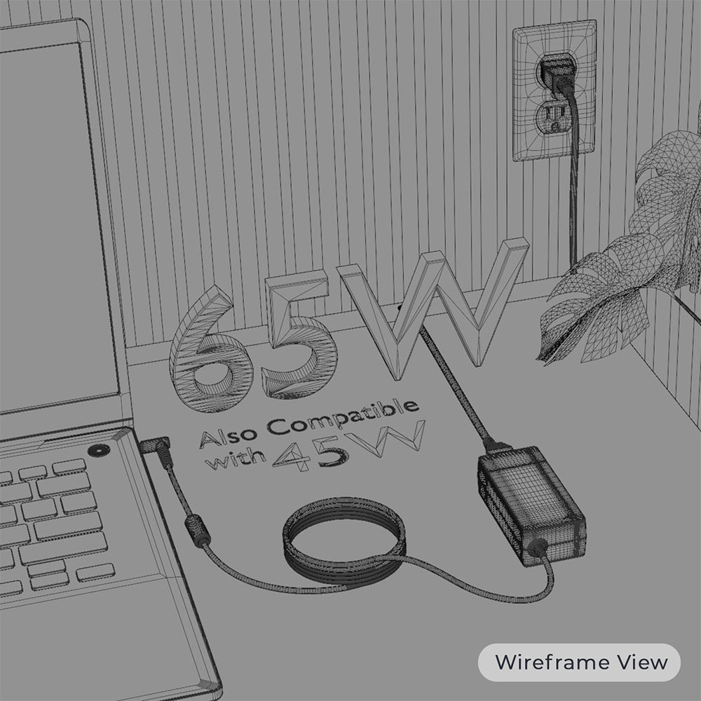 3D Wireframe Model - Initial Design Phase